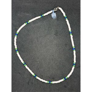 Bundle of two New with tags Seventh Sense multicolor Hematite Beaded 90s Necklac